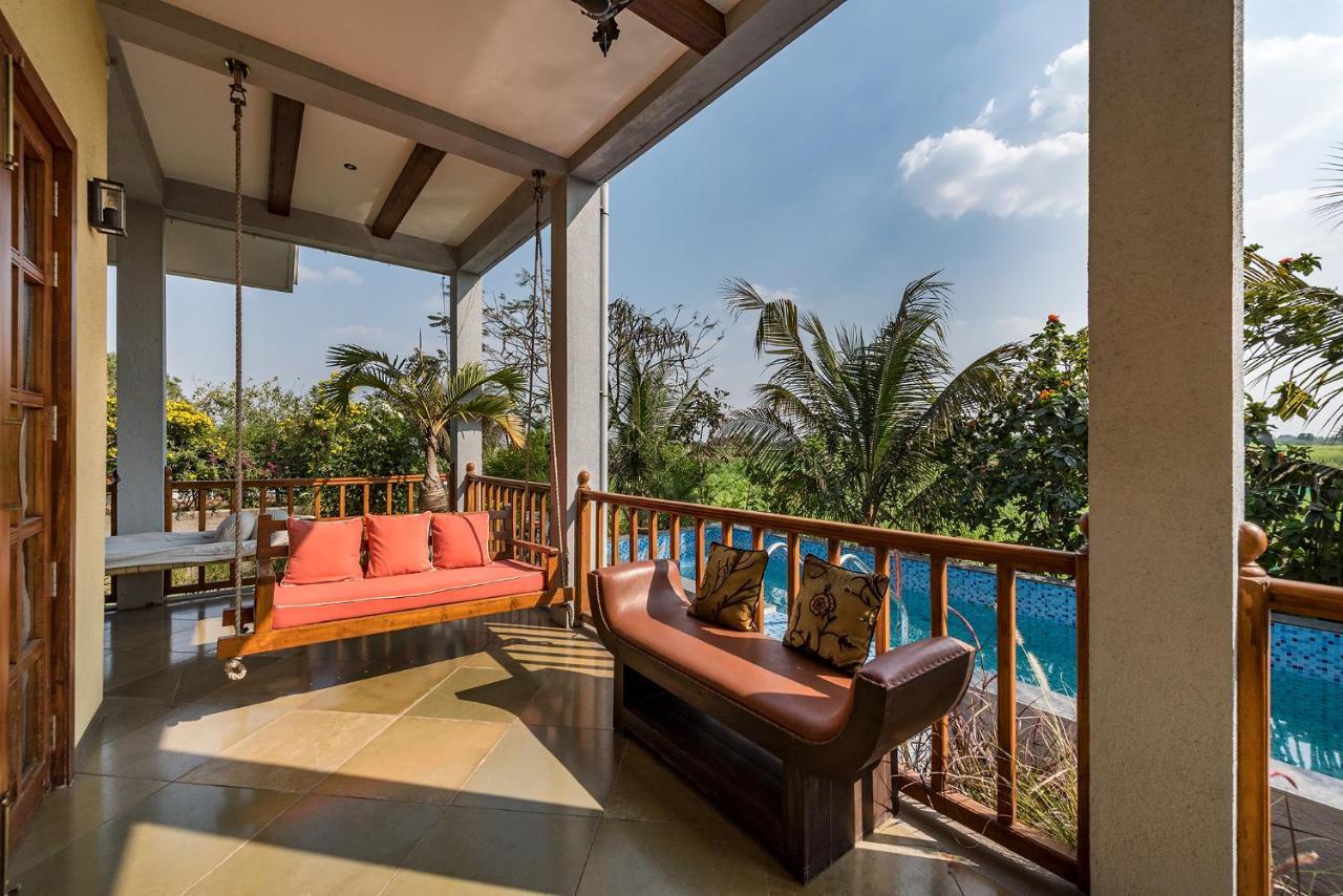 Saffronstays Happy Fields, Pune - Luxury Farmstay With Farm To Table Food מראה חיצוני תמונה